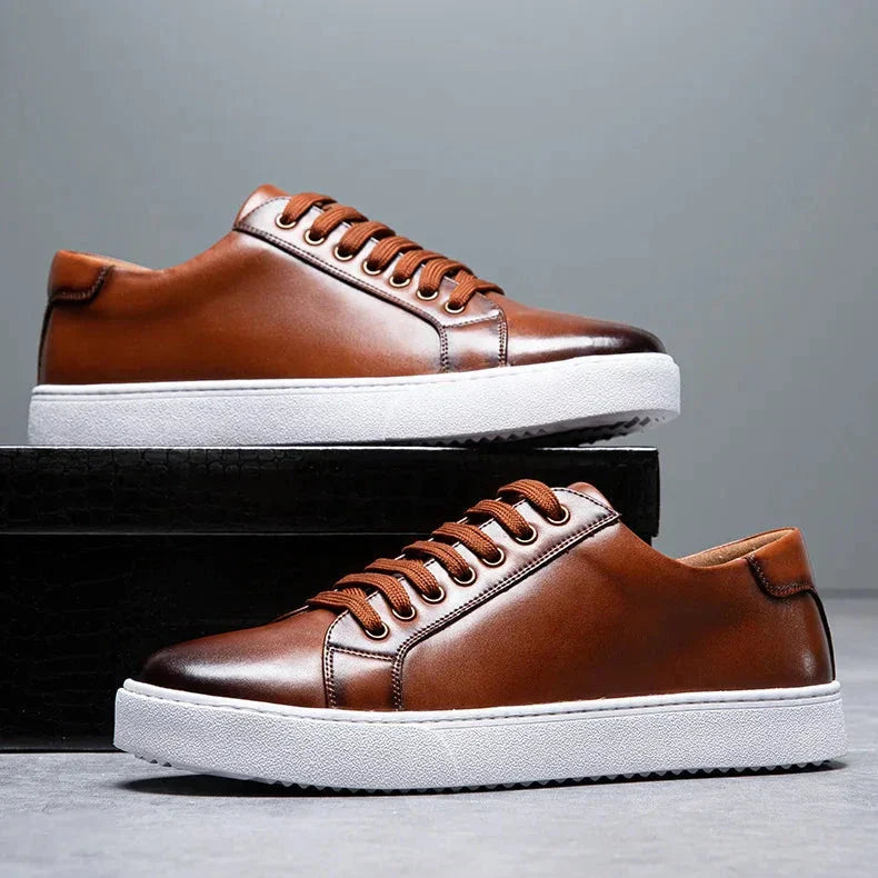 Elite Leather Sneakers™ — Vstúpte do celodennej sily a nenúteného štýlu