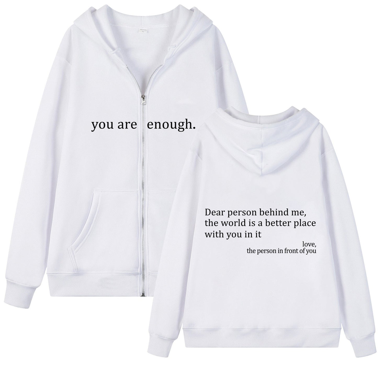 HeartSpeak™ — Emotional Zipper Hoodie for Comfort & Meaning