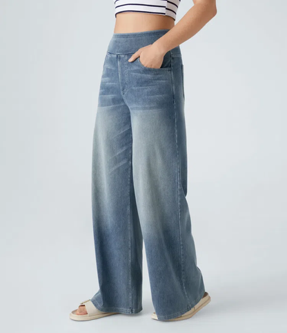 High-Waisted Wide Leg Jeans™ — Unlock All-Day Confidence and Freedom in Every Step