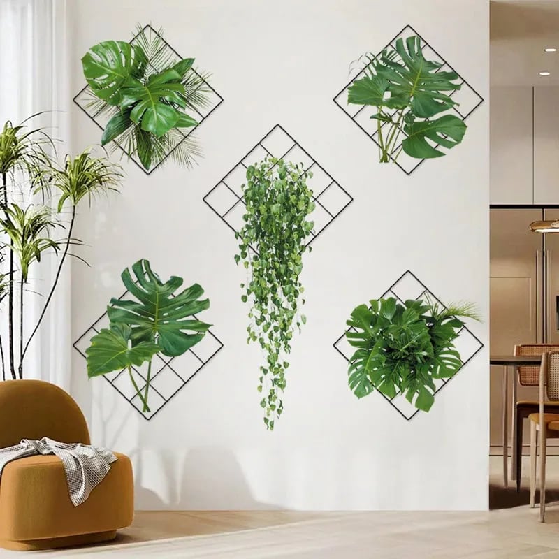 Thryvo 3D Green Plant Wall Sticker