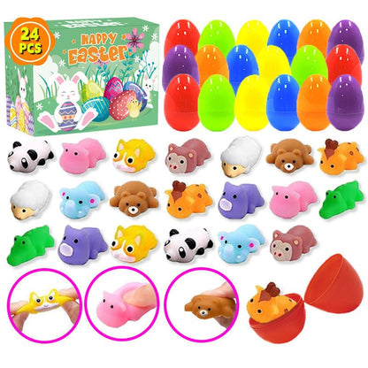 Prefilled Easter Eggs with Toys and Stickers for Egg Hunts 19$ TODAY ONLY