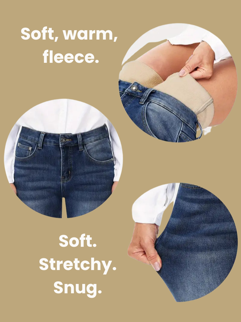 SnugDenim™ — Fleece-Lined Jeans for Warmth & Style