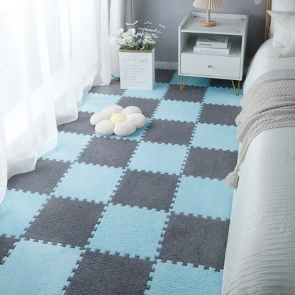 CozyNest — Zacht Speelkleed met Geluidsreductie voor Kinderkamers