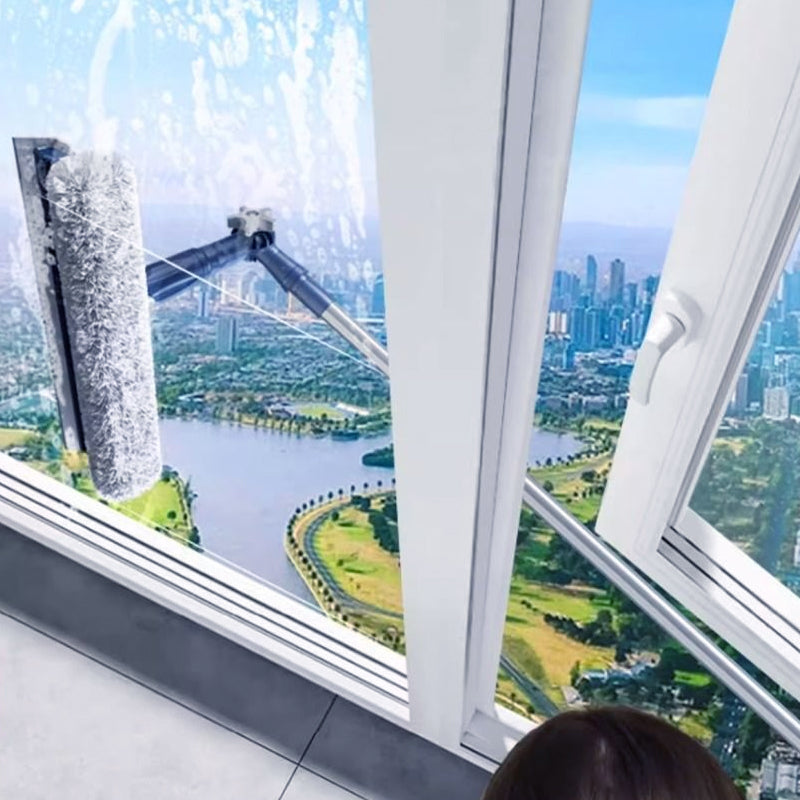 High-Rise Window Wand™ — Safely Reveal Crystal-Clear Views Without the Struggle