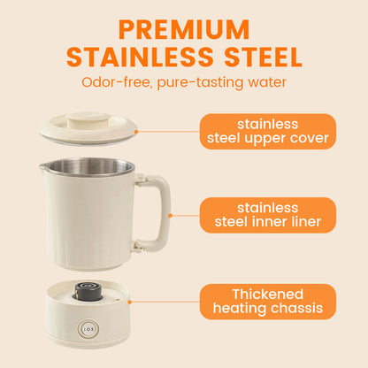 Collapsible Kettle™ — いつでも熱くて純粋な飲み物で冒険に火をつけよう