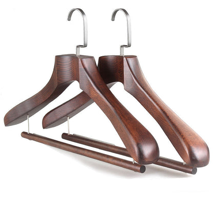 Brenmore Boldcut — Hardwood Suit Hangers with Sculpted Shoulder Support