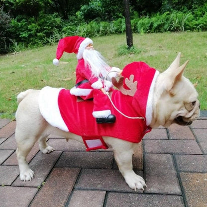 Fydro — Fantasia de Cachorro de Natal Macia com Ajuste Regulável
