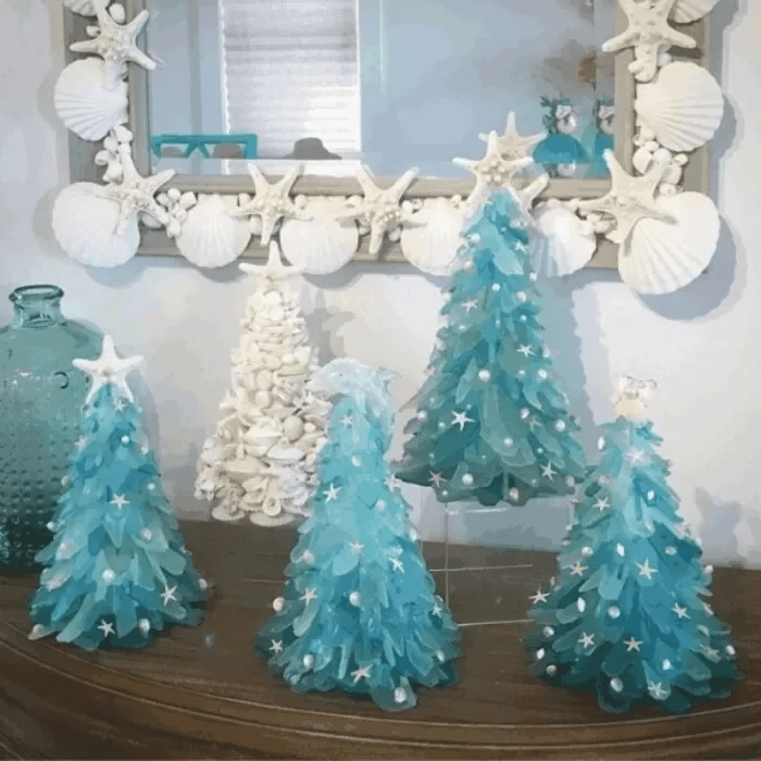 Sea Glass Christmas Tree 20$ TODAY ONLY