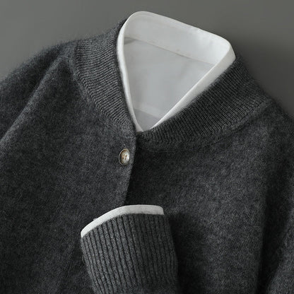 Cashmere Button-Up Sweater™ — Glide Through Cold Days Wrapped in Featherlight Luxury and Effortless Style