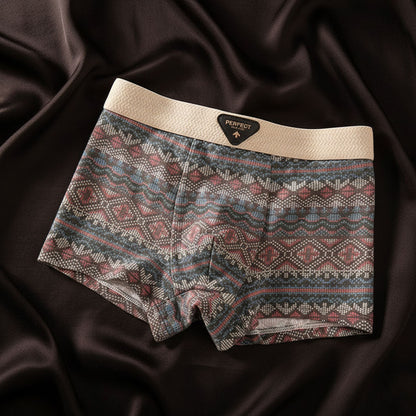Norla — Økologiske bomullsboxershorts med pustende meshpaneler