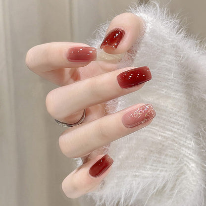 Duo de vernis à ongles Liora — Ensemble de vernis pailleté bicolore avec brillance longue durée
