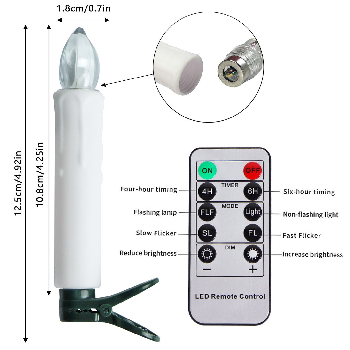 Flameless LED Candles 10 PACK™ — Creëer Direct Gezellige, Vuurvrije Magie