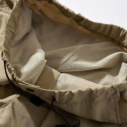 Asheron — Lightweight Nylon Cargo Shorts with Adjustable Fit