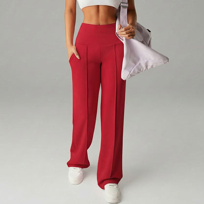 💗LETZTER TAG VERKAUF 50% RABATT⚡50K+ VERKAUFT💕Vionex Damen Schlichte Lockere Gerade Hose