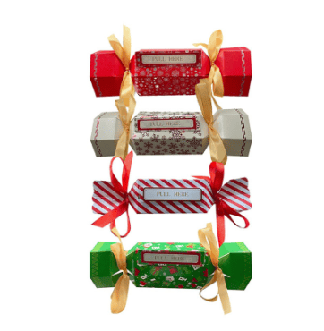 Jovela — Festive Holiday Money Pull Pouch with Candy Shape