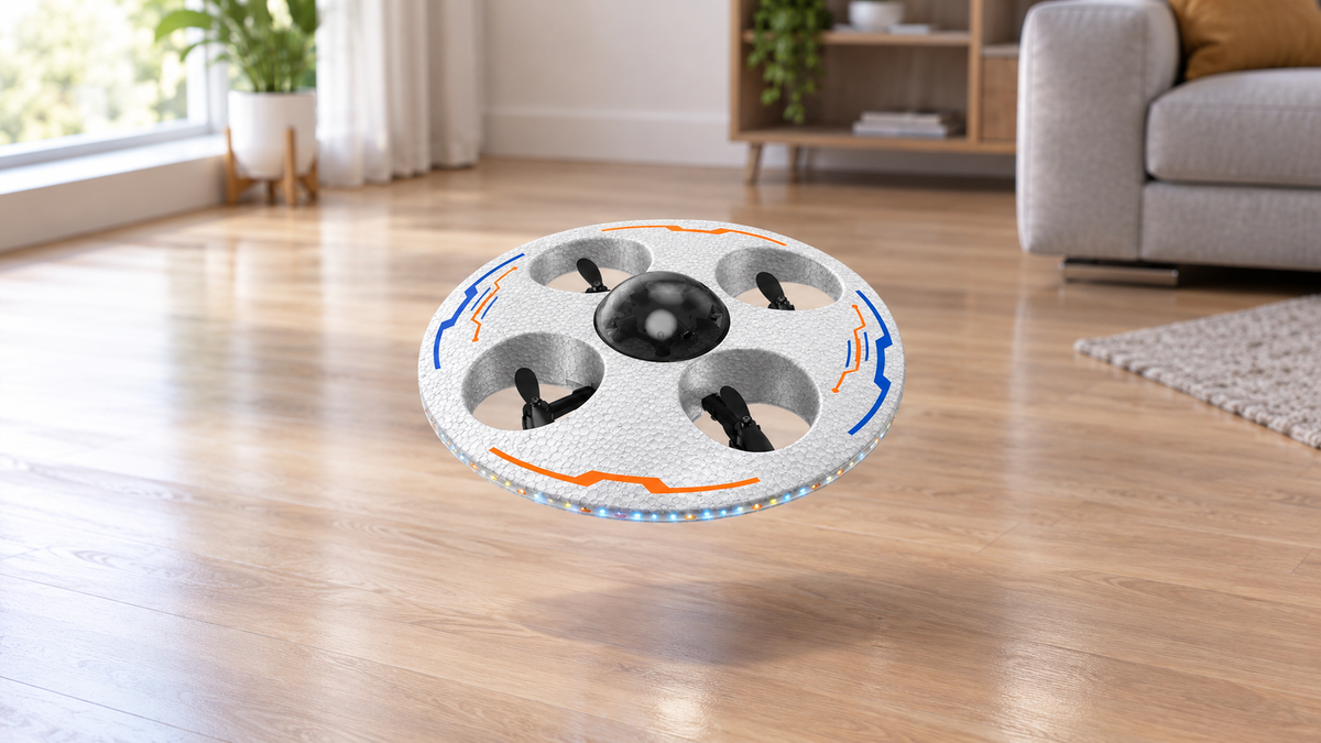 Saucero™ LED-flygende tallerken-drone