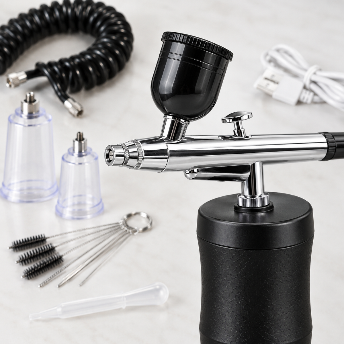 Aerolo™-elektrisk airbrush-sæt med kompressor