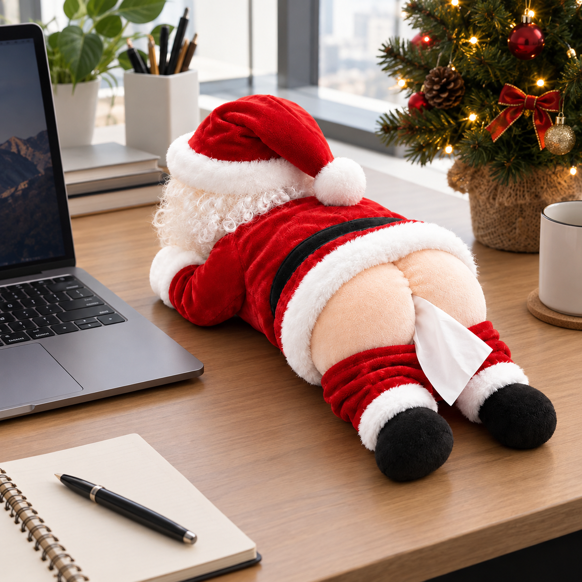 Jollix™ Santa Butt Tissue Box Cover