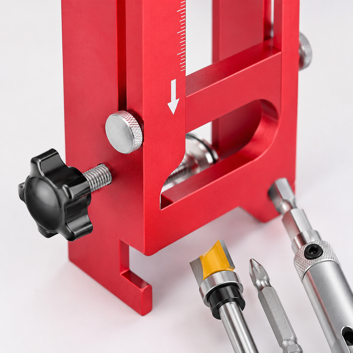 Hingio™ Adjustable Door Hinge Mortise Jig Kit