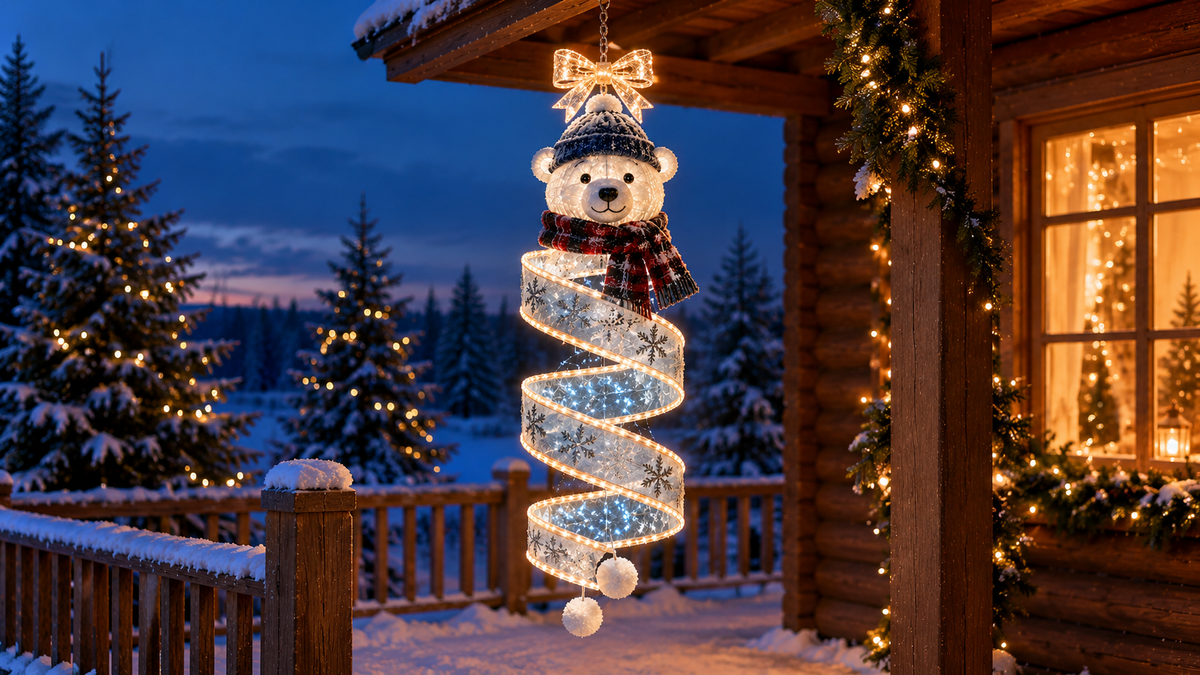 Glowick™ Spiral Hanging LED Light
