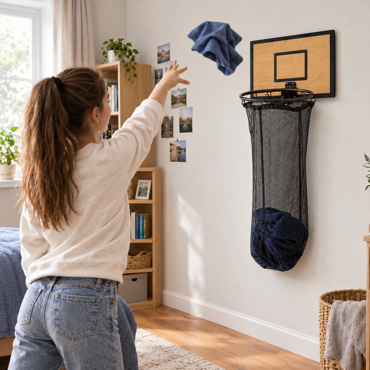 Hooply™ Basketball Laundry Hamper