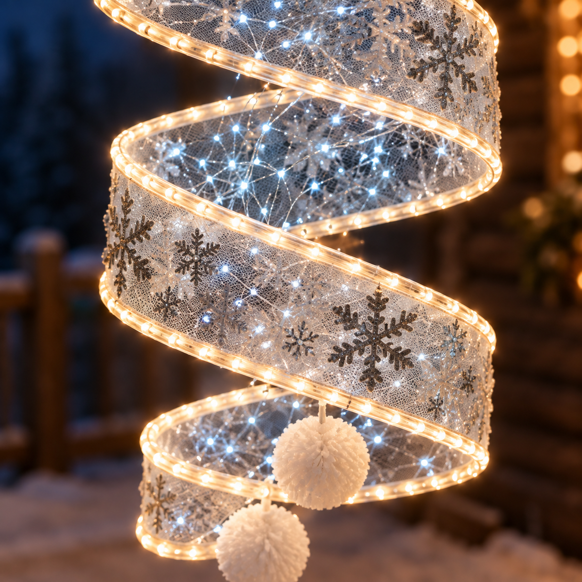 Glowick™-spiralformet, ophængt LED-lys