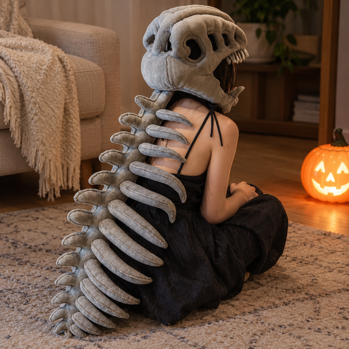 Rexolo™ Plush Dinosaur Skull Mask