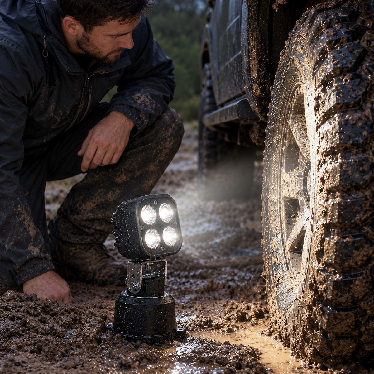 Lumtra™ 360° Rotating LED Pod Light