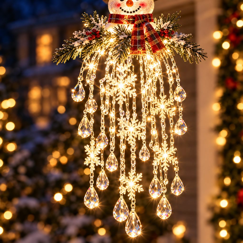 Luz de Natal Cristal em Cascata Glacia™