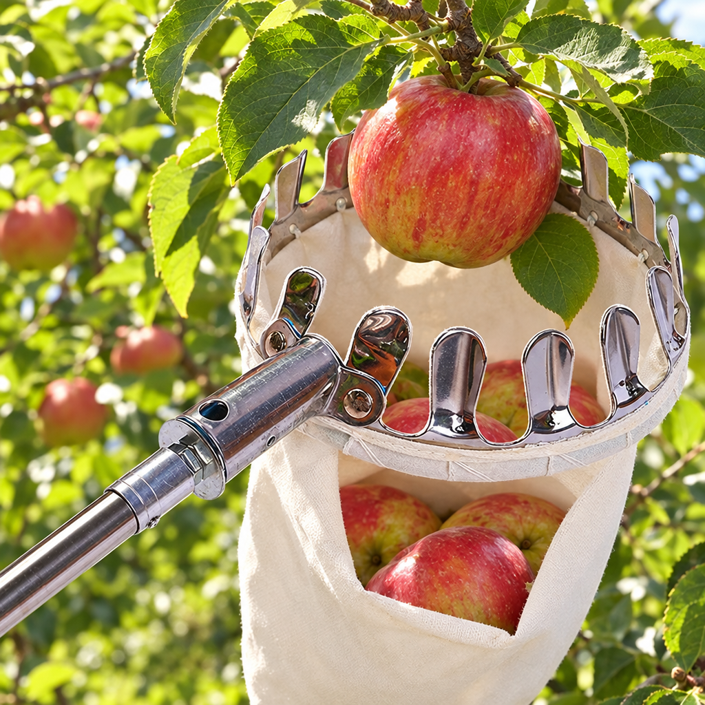 Cesta Coletora de Frutas de Longo Alcance Harvo™