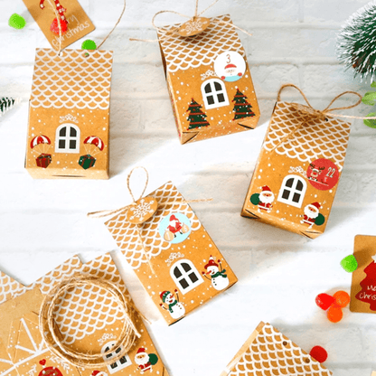 Glizm Home 2pcs Christmas House  Box