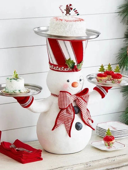 Glizm Home A Snowman Tray