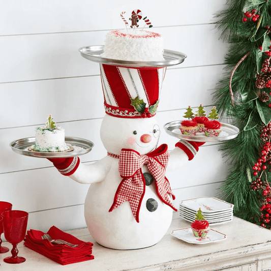 Glizm Home A The Snow Man Tray