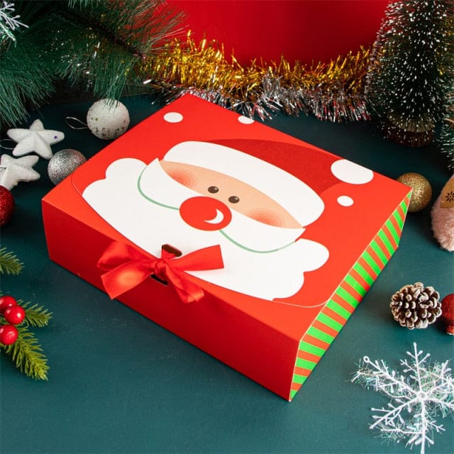 Glizm Home Red / 5pcs Box Santa Claus Christmas Gift Box