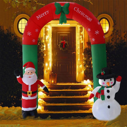 Glizm Home Santa Claus Snowman