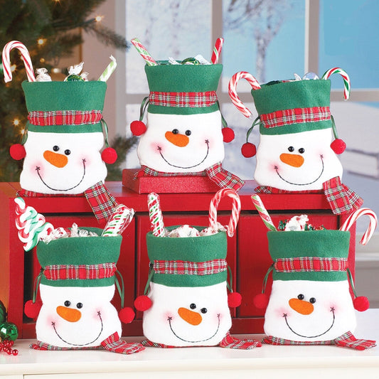 Glizm Home Snowman Bags