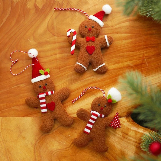 Glizm Home The fur 3Pcs Gingerbread Set