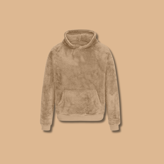 Glizm Khaki / S Fluffy Hoodie 22$ TODAY ONLY