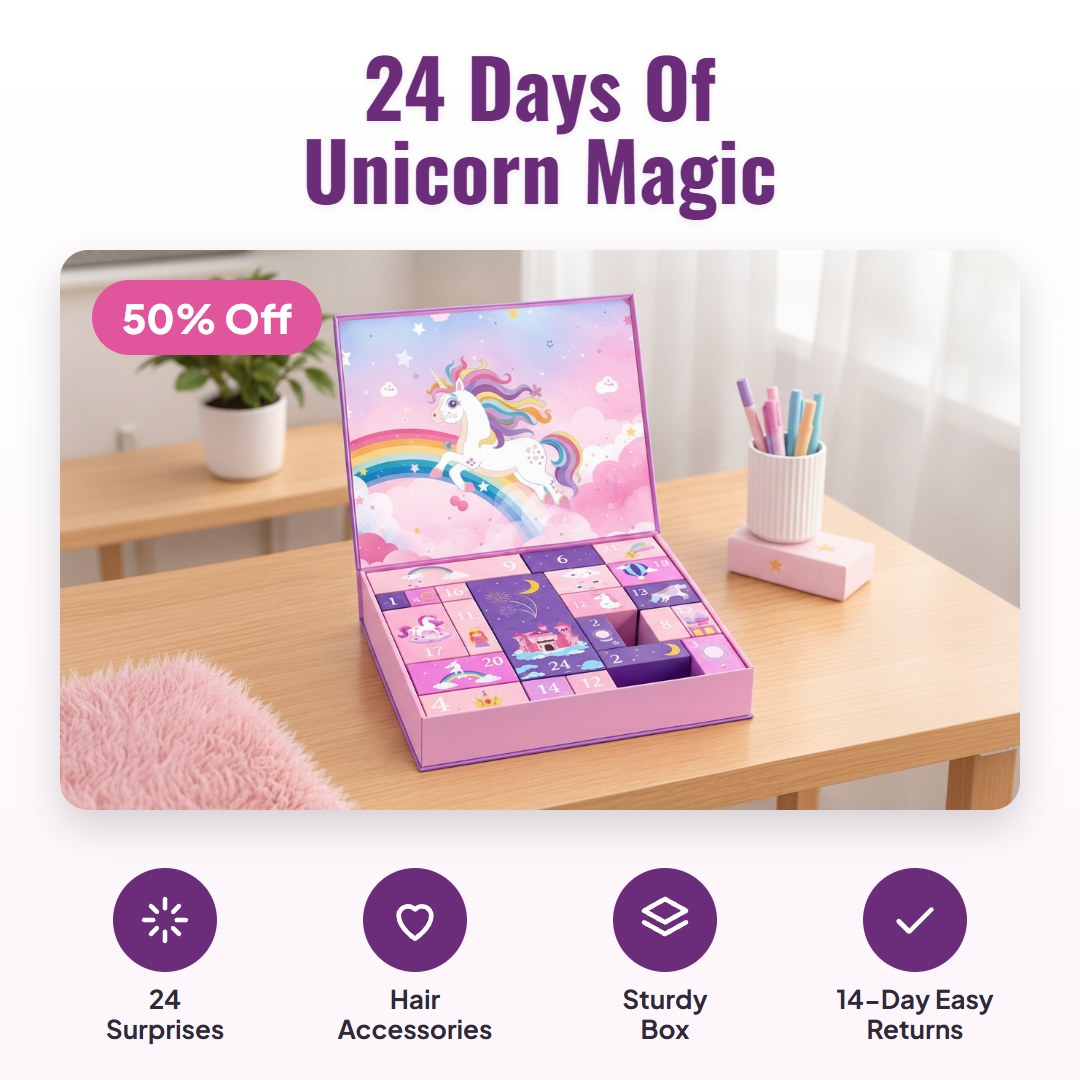 Ponira™ Unicorn Advent Calendar