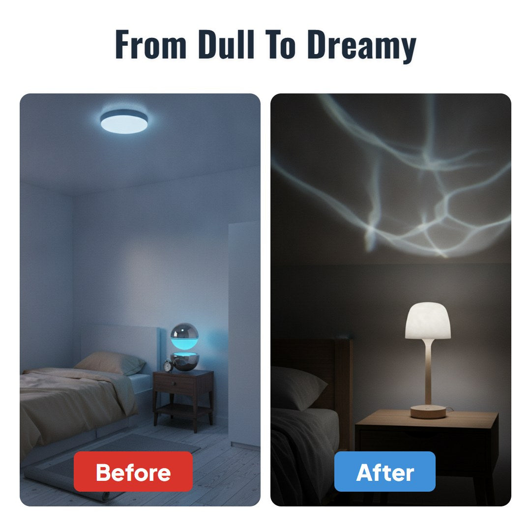 Lampada d'atmosfera effetto increspatura dell'acqua Ripplo™