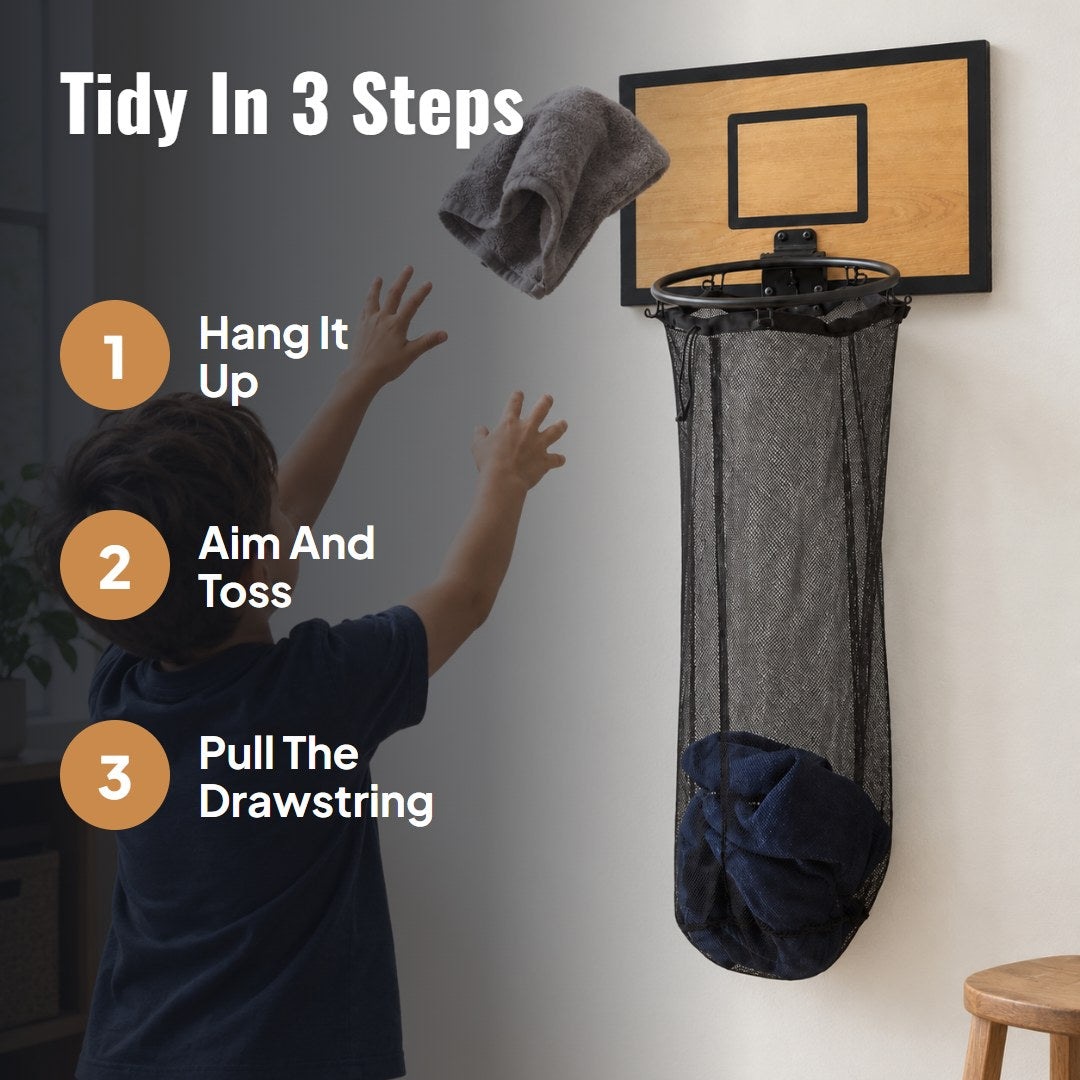 Hooply™ Basketball Laundry Hamper