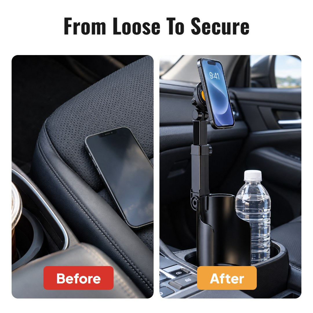 Cuplo™ Car Cup Holder Phone Mount
