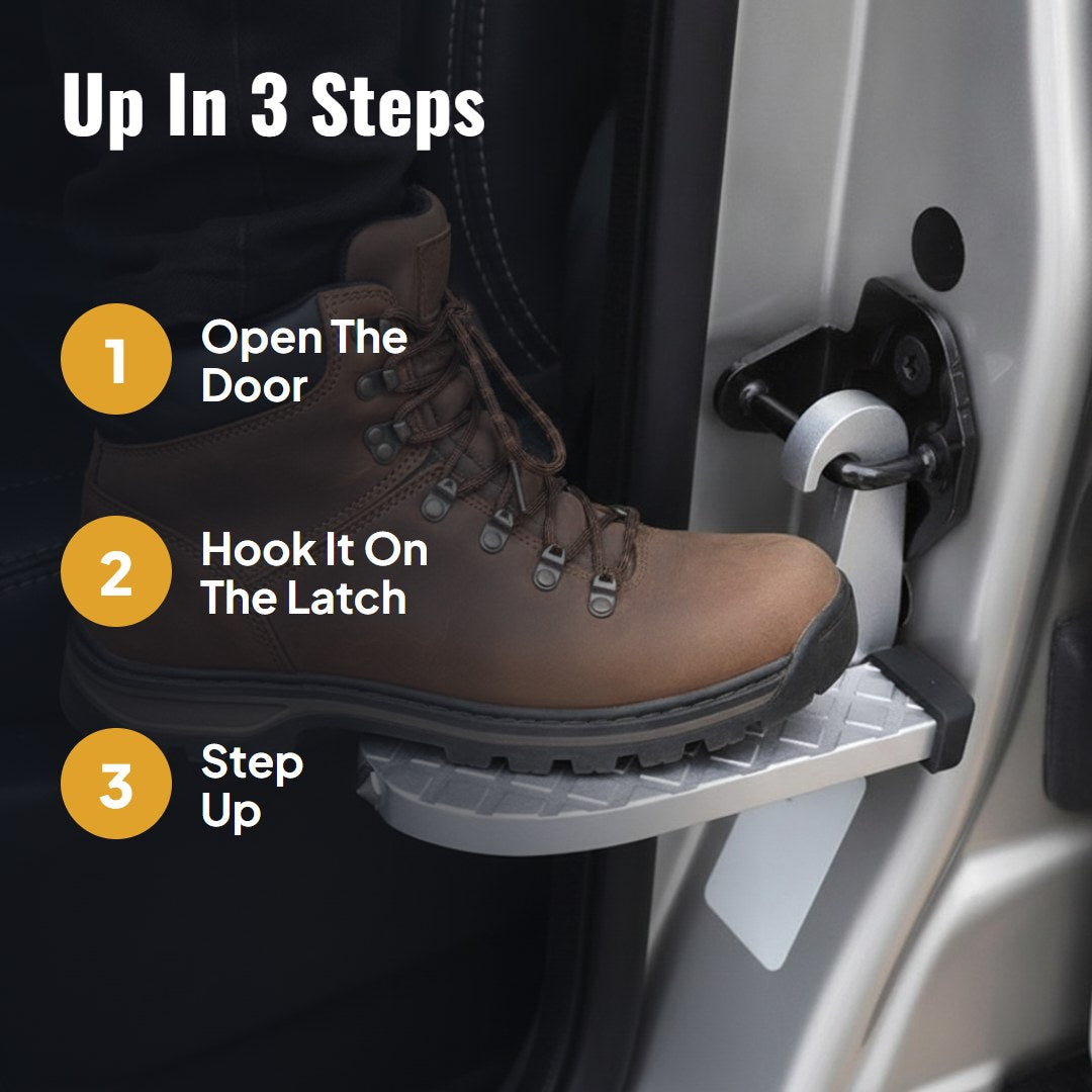 Stepra™ Folding Car Door Roof Step