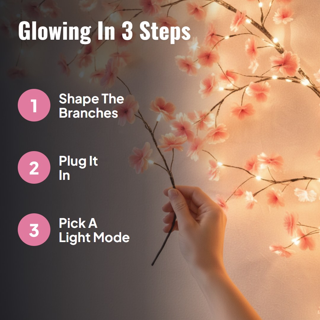 Blossa™ Cherry Blossom LED Tree Light