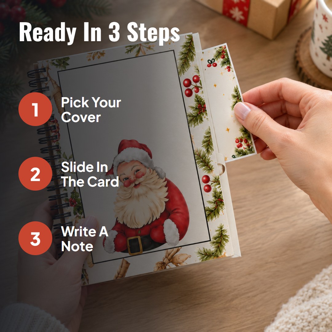 Noelo™ Christmas Gift Card Book