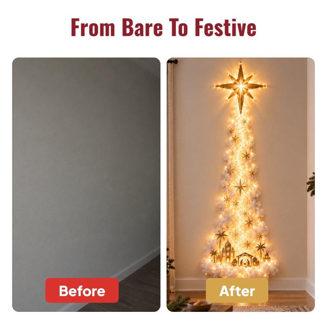 Noella™ Christmas Wall Light