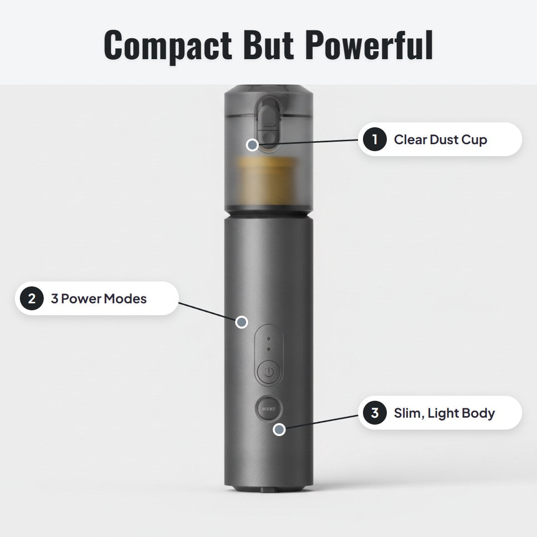 Dustra™ 4-in-1 Cordless Air Duster & Vacuum