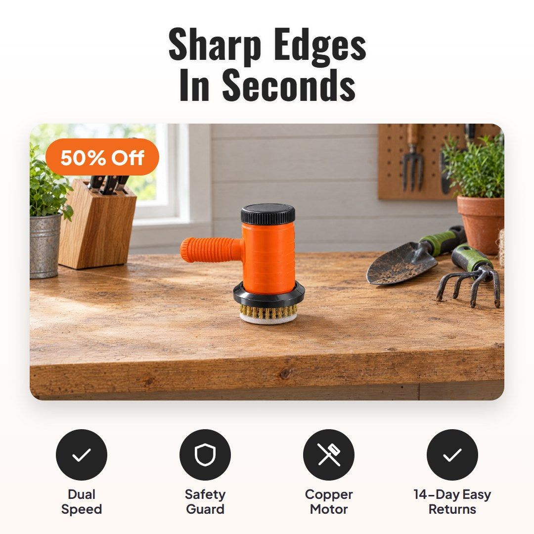 Grinta™ Cordless Knife & Tool Sharpener