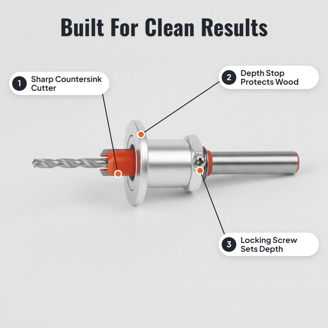 Countersink bit parts