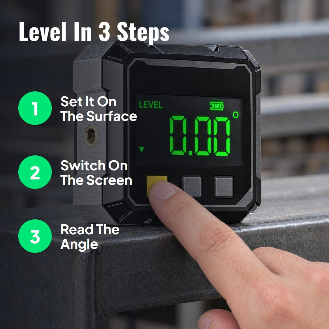 Nivelo™ Digital Inclinometer & Level